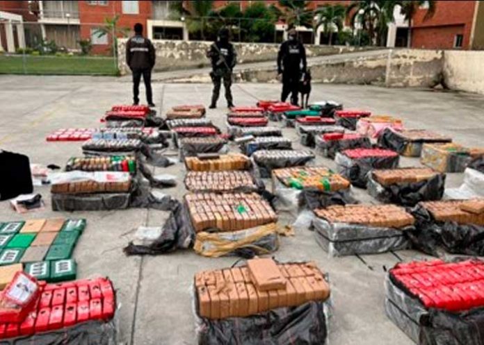 Foto: cocaína en una finca de Ecuador /cortesía