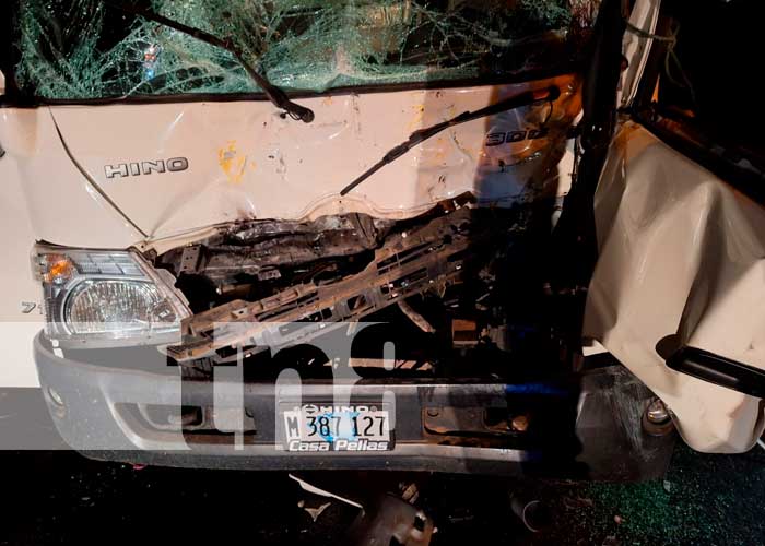 Foto: Pérdidas materiales y dos lesionados en un accidente de tránsito en Yalagüina, Madriz/TN8