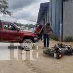 Foto: Muerte laboral y lesionado por accidente de tránsito en Nueva Segovia/TN8