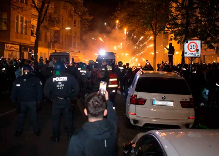 Foto: Disturbios en la nochevieja de Berlín /cortesía
