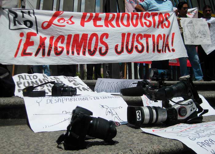 Foto: Persecución de periodistas /cortesía