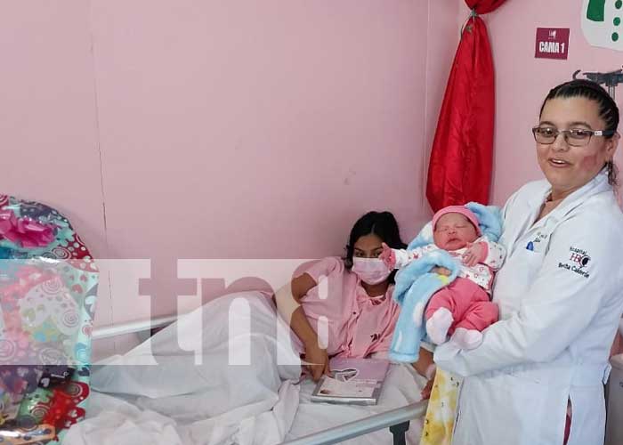 Un varoncito: Primer bebé en el 2024 nació en el hospital Alemán