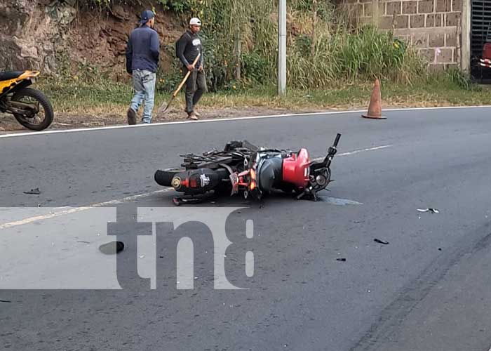 Foto: ¡Trágico choque en Boaco! Un muerto y dos heridos en accidente de tránsito/TN8