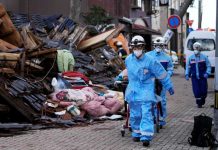 Rescatada con vida una mujer de 90 años tras 124 horas bajo escombros en Japón