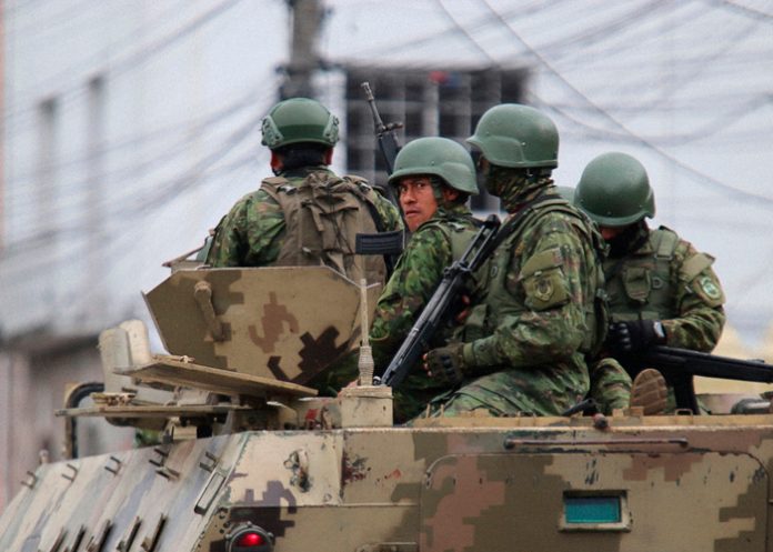 Foto: Ejército de Ecuador firme ante la crisis de seguridad que amenaza al pueblo/Cortesía