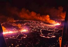 Foto: Espectacular Erupción Volcánica Ilumina el Cielo de Islandia / Cortesía