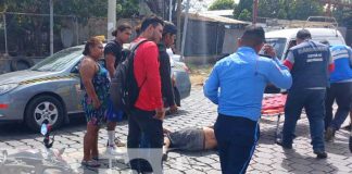 Foto: Accidente en Managua: Ayudante de bus es arrollado por motociclista/TN8