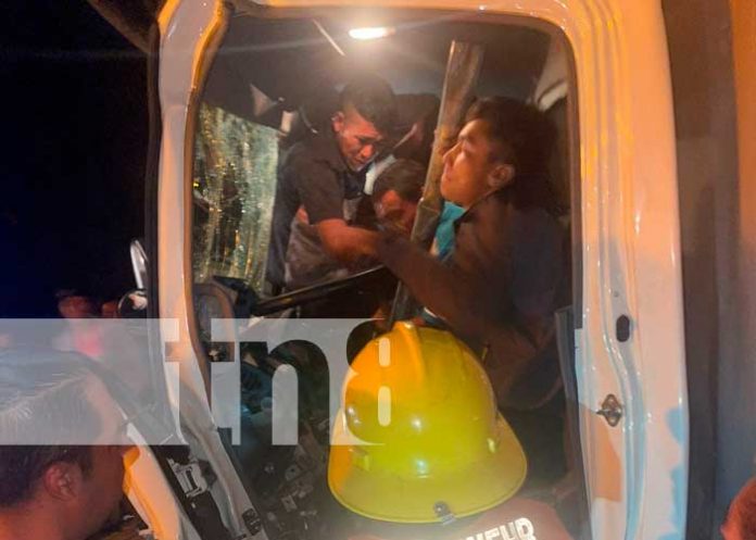 Foto: Pérdidas materiales y dos lesionados en un accidente de tránsito en Yalagüina, Madriz/TN8