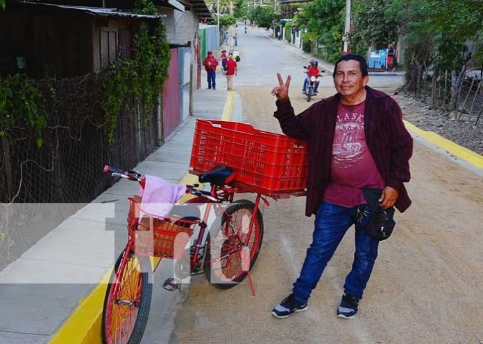 Foto: Familias en el municipio de Somoto disfrutan nuevas calles adoquinadas / TN8