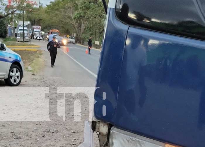 Foto: Video: Fuerte accidente vial entre dos motorizados en Estelí / Cortesía