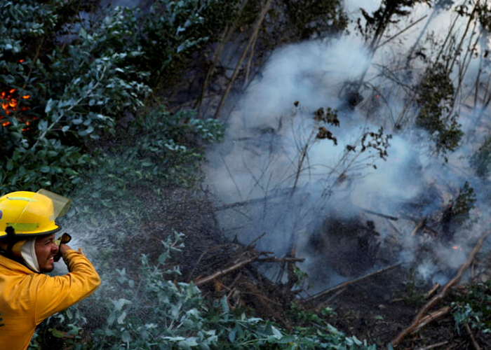 Foto: Colombia se encuentra en estado de “Desastre Nacional” por los incendios forestales/Cortesía