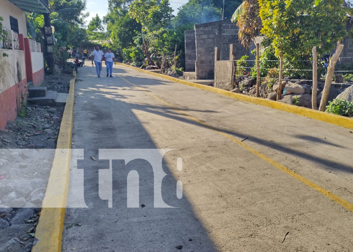 Foto: Nueva calle para transitar en mejores condiciones en Ometepe / TN8