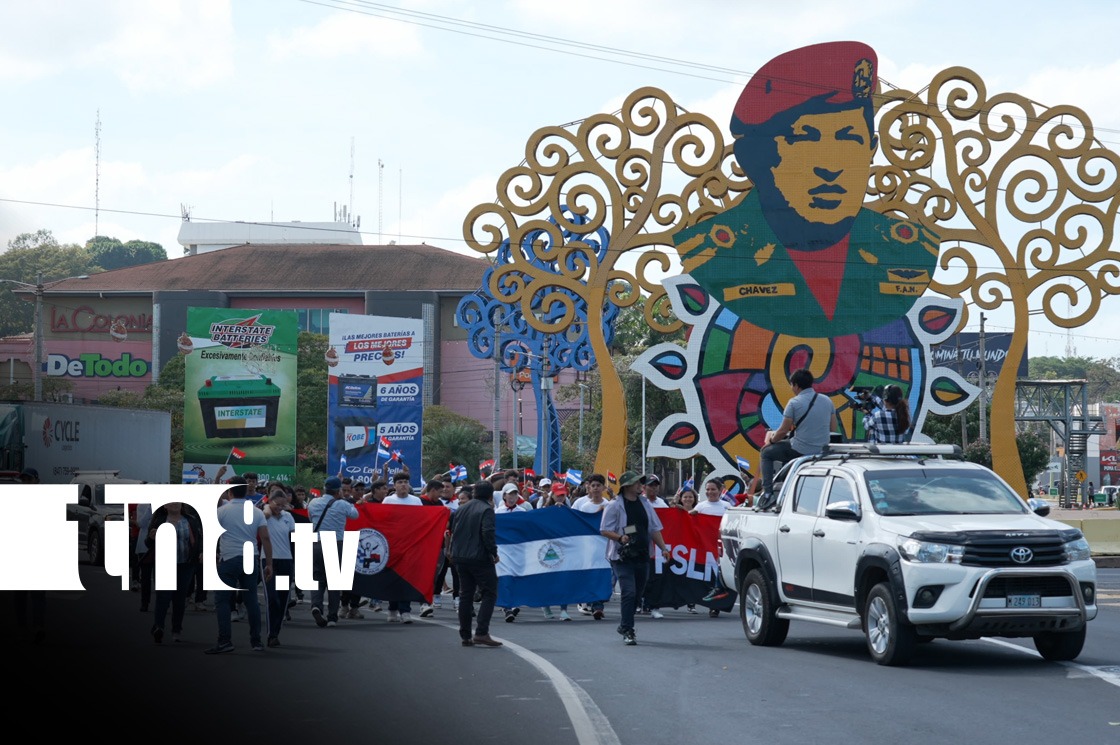 Estudiantes de Managua celebran la gratuidad de la educación