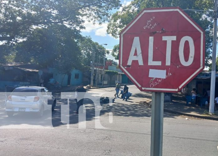 Foto: Imagen de accidente en Managua / TN8