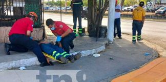 Múltiple colisión deja dos personas lesionadas en Managua