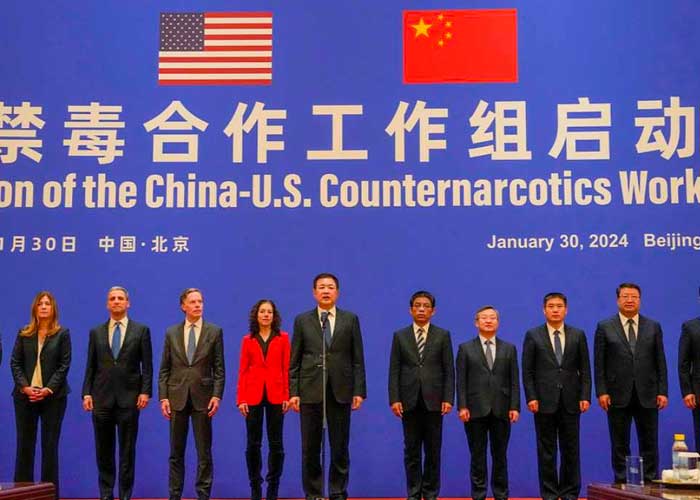 China y EE.UU. cooperarán en la lucha contra el fentanilo