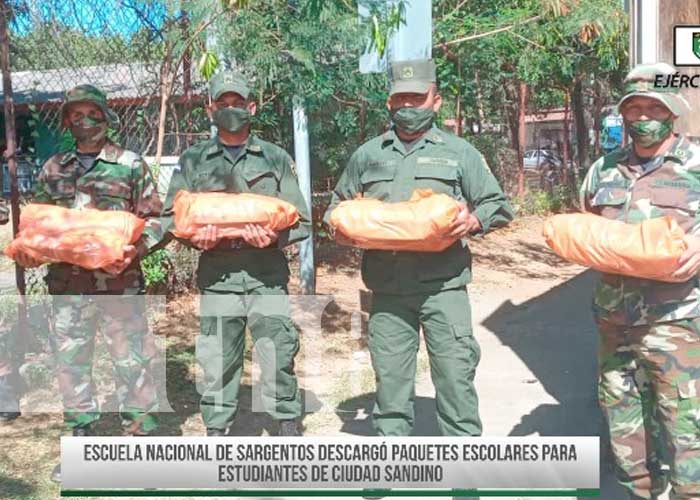 Foto: Trabajos del Ejército de Nicaragua con el 6to Comando Regional / TN8
