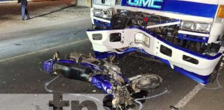 Foto: Fatal accidente de tránsito en Rivas / TN8
