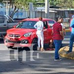 Foto: Invasión de carril en Managua / TN8