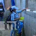 Foto: Abatización en barrios de Managua / TN8