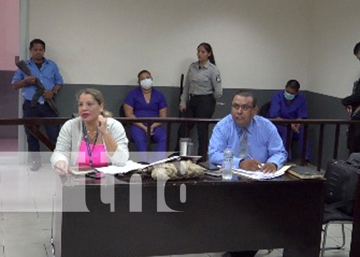 Foto: Juicio por agresión de una mujer contra su ex pareja en Managua / TN8
