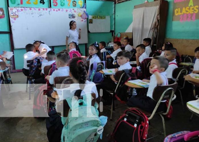 Estudiantes de todas partes de Nicaragua, dan inicio al Ciclo Escolar 2024