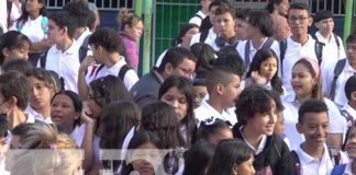 Foto: Regreso a clases en el colegio San Sebastián, de Managua / TN8