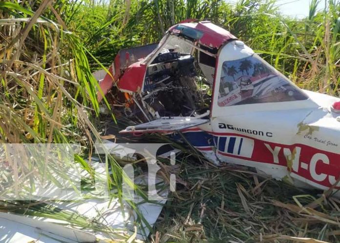 Foto: Accidente con avioneta en El Viejo, Chinandega / TN8
