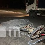 Foto: Motociclista pierde la vida tras impactar contra un camión en Chontales/TN8