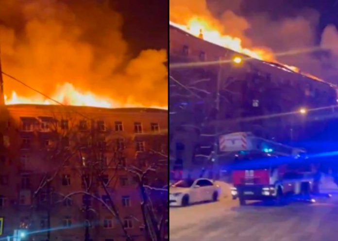 Foto: Devastador incendio en Rusia /cortesía