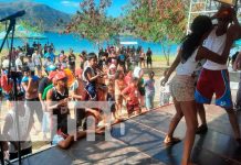 Bailatón del Amor reúne a familias en una jornada festiva en Xiloá