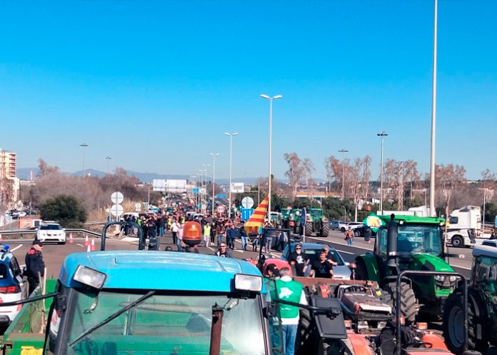 Foto: Manifestaciones agrícolas en España /cortesía