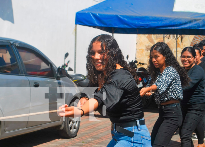 Momento recreativo de los estudiantes del INATEC