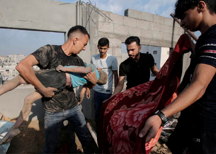 Foto: Catástrofe en la Franja de Gaza /cortesía 