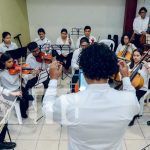 Inauguración de clases en la Escuela Alfredo Barrera, Managua