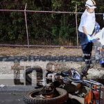 Foto: Motociclista pierde la vida tras impactar con una base de concreto en Managua/TN8