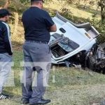 Camión se precipita dejando al conductor lesionado en Jinotega