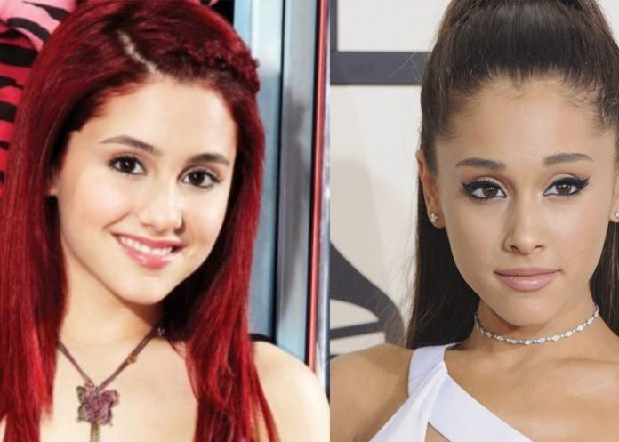 El antes y después de las cirugías de Ariana Grande (Fotos)