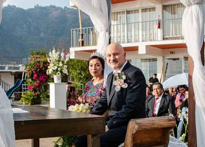 Es viral la boda de un canadiense millonario y una humilde guatemalteca