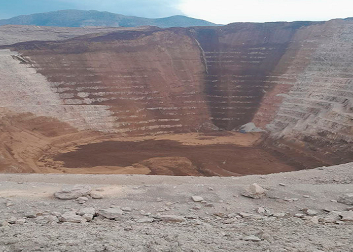 Foto: Deslizamiento en mina de Türkiye /cortesía 