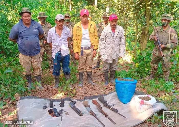 Foto: El Ejército de Nicaragua desmantela red delictiva en Siuna/E N