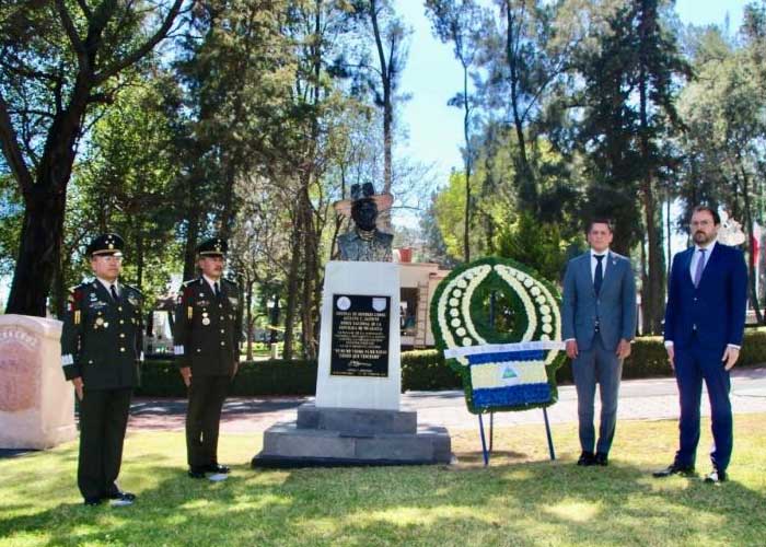 Escuela Superior de Guerra de México rinde Homenaje al General Sandino
