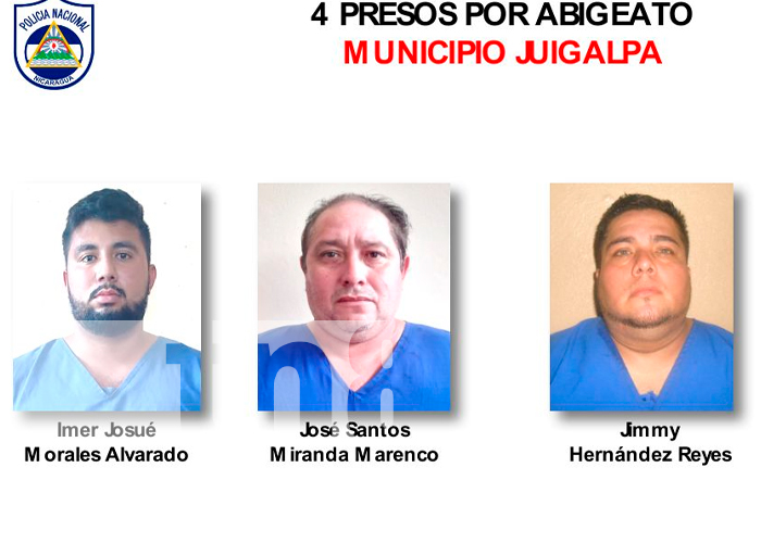 Foto: Detienen a varios delincuentes tras diferentes delitos en Nicaragua / TN8