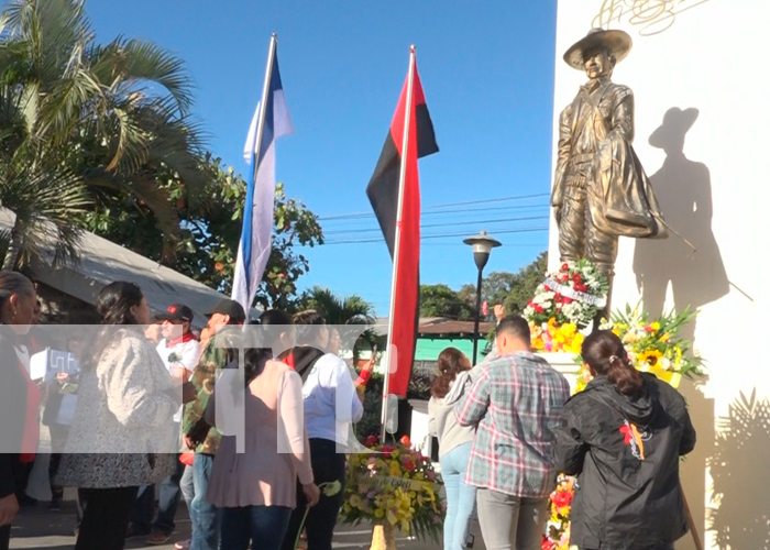 Foto: Nicaragua rinde homenaje al General Sandino por sus 90 años de legado/TN8