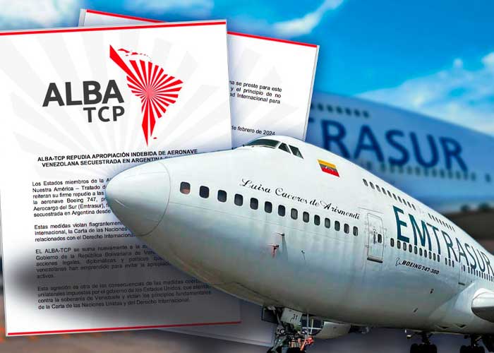 ALBA-TCP rechaza el secuestro del avión venezolano