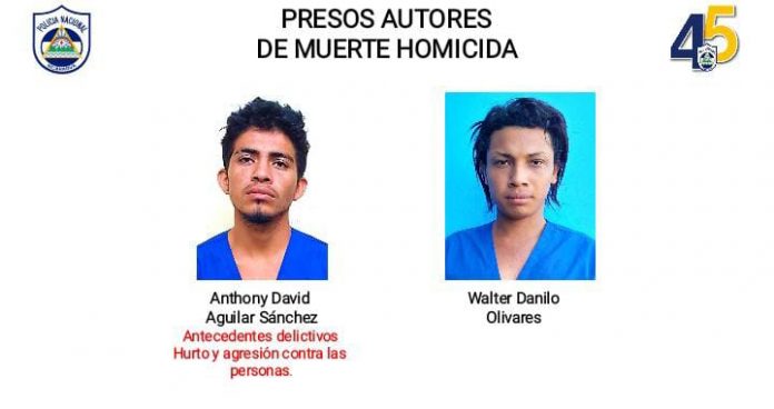 Esclarecen crimen en el departamento de Rivas