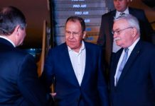 Canciller ruso llega a Brasil para asistir a la reunión del G20