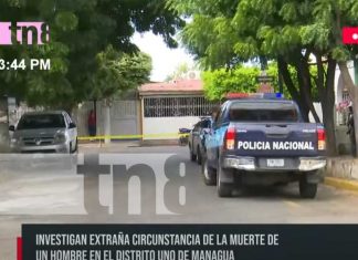 Foto: Investigan extraña muerte de un hombre en Altamira, Managua / TN8