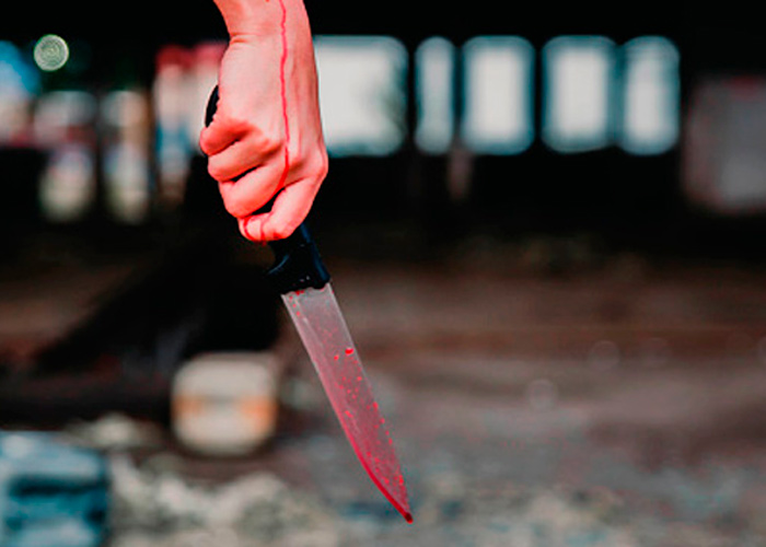Se van a los golpes con cuchillo en mano en Colombia