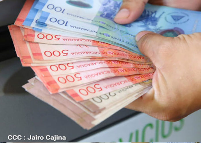 Foto: Monto de dinero en córdobas de Nicaragua / TN8